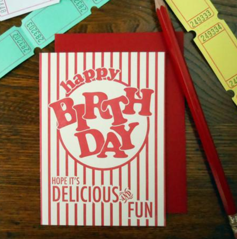 Popcorn Package Birthday