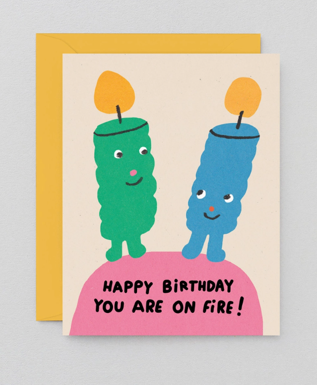 'You Are On Fire!' Kids Greetings Card