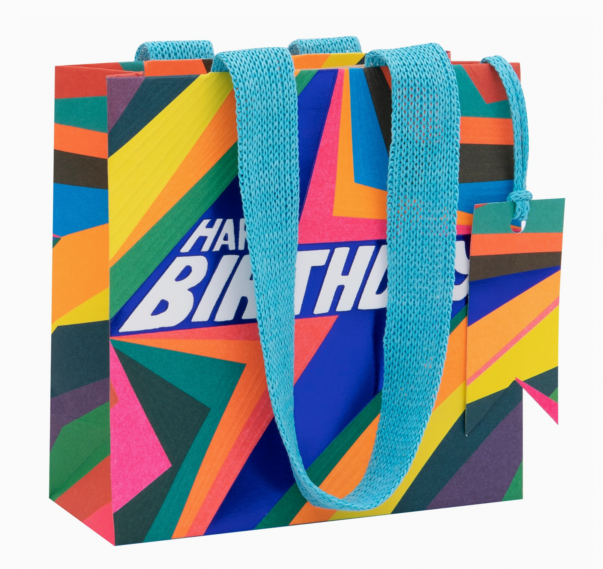 Happy Birthday Lightning Gift Bag Small