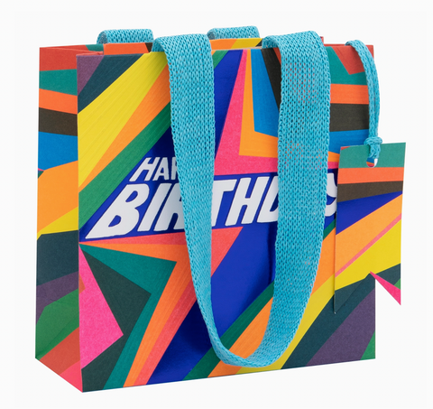 Happy Birthday Lightning Gift Bag Small