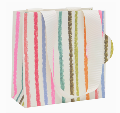 Vertical Stripes Gift Bag Small