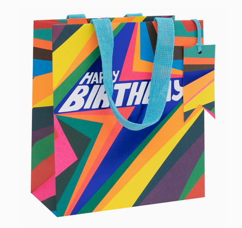Happy Birthday Lightning Medium Gift Bag