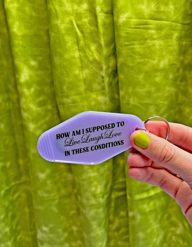 These Conditions Keychain