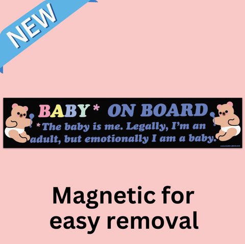 Baby On Board Bumper Magnet