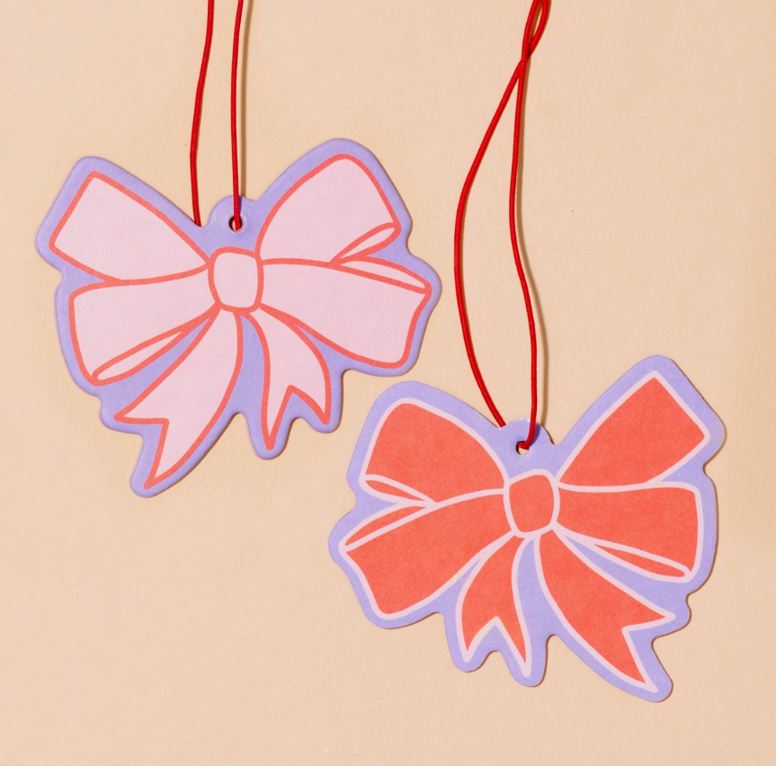 Classic Bow Air Freshener - Cherry