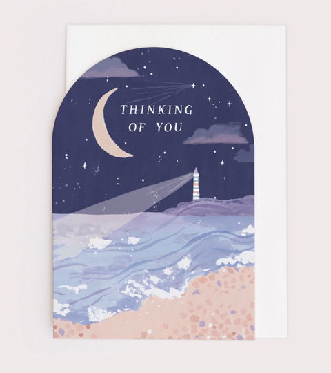 Thinking of You Lighthouse Card