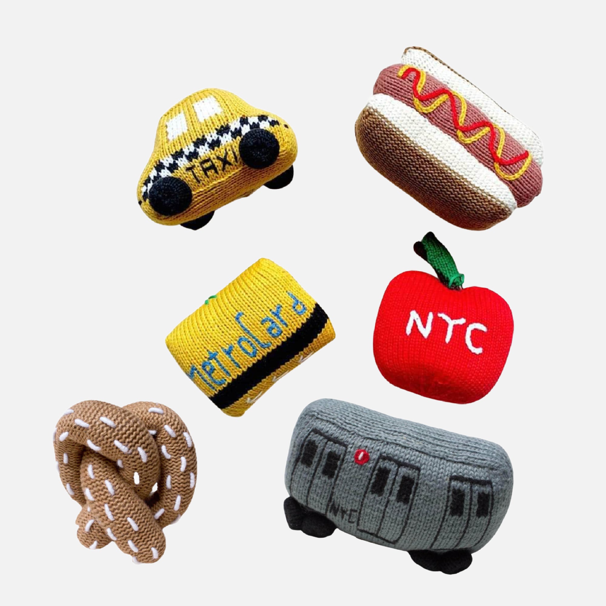 NYC Organic Knit Rattles - Stay Forever