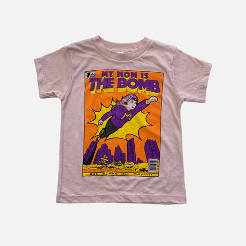 My Mom Is the Bomb Kids Graphic Tee