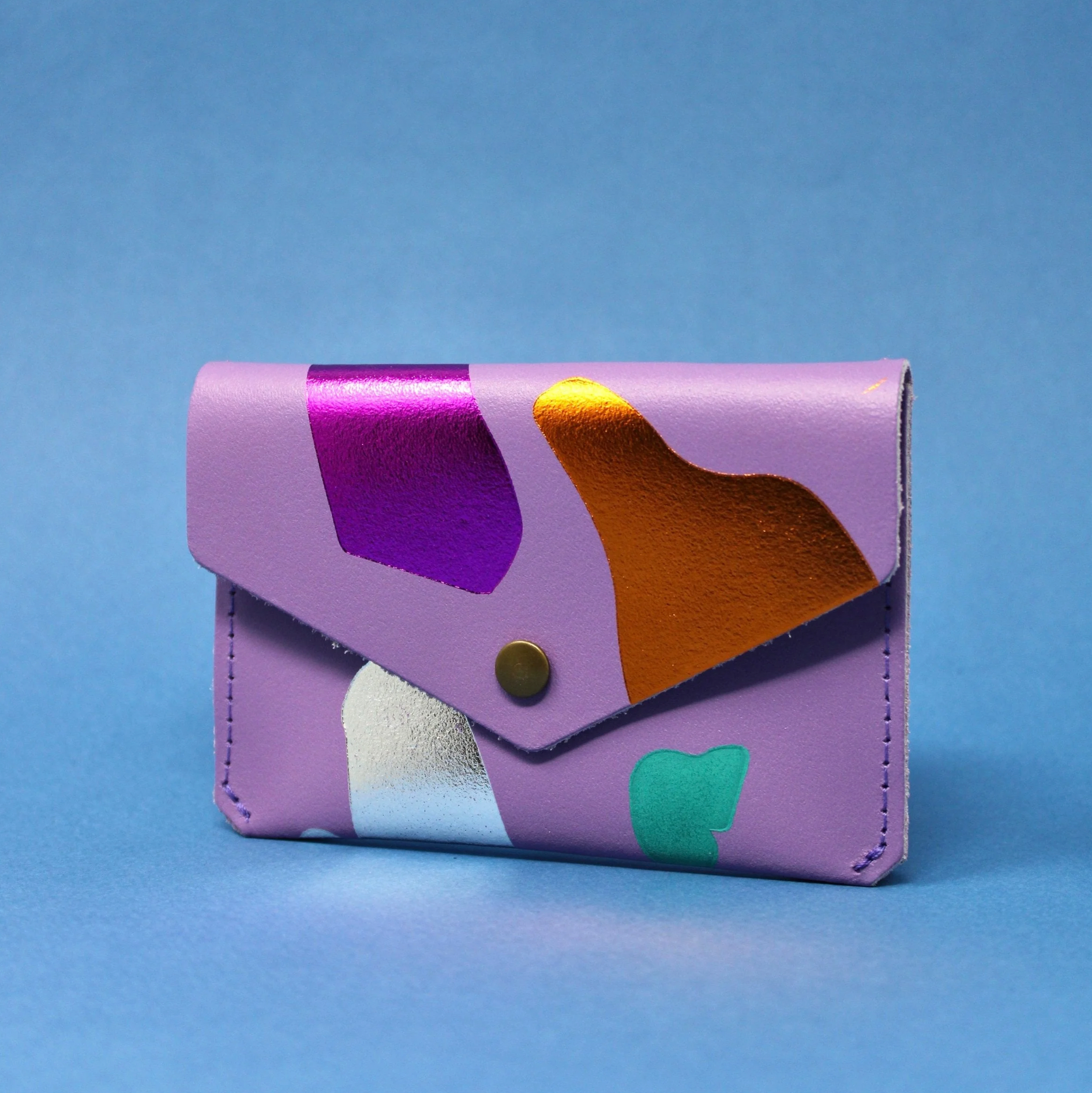 Abstract Popper Purse