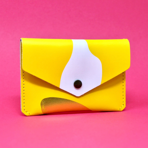 Abstract Popper Purse