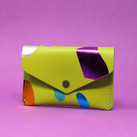 Abstract Popper Purse