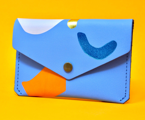 Abstract Popper Purse