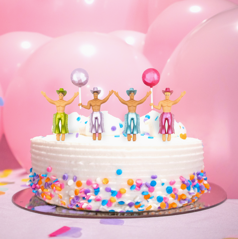 Hunky Cake Topper (4 Pack)