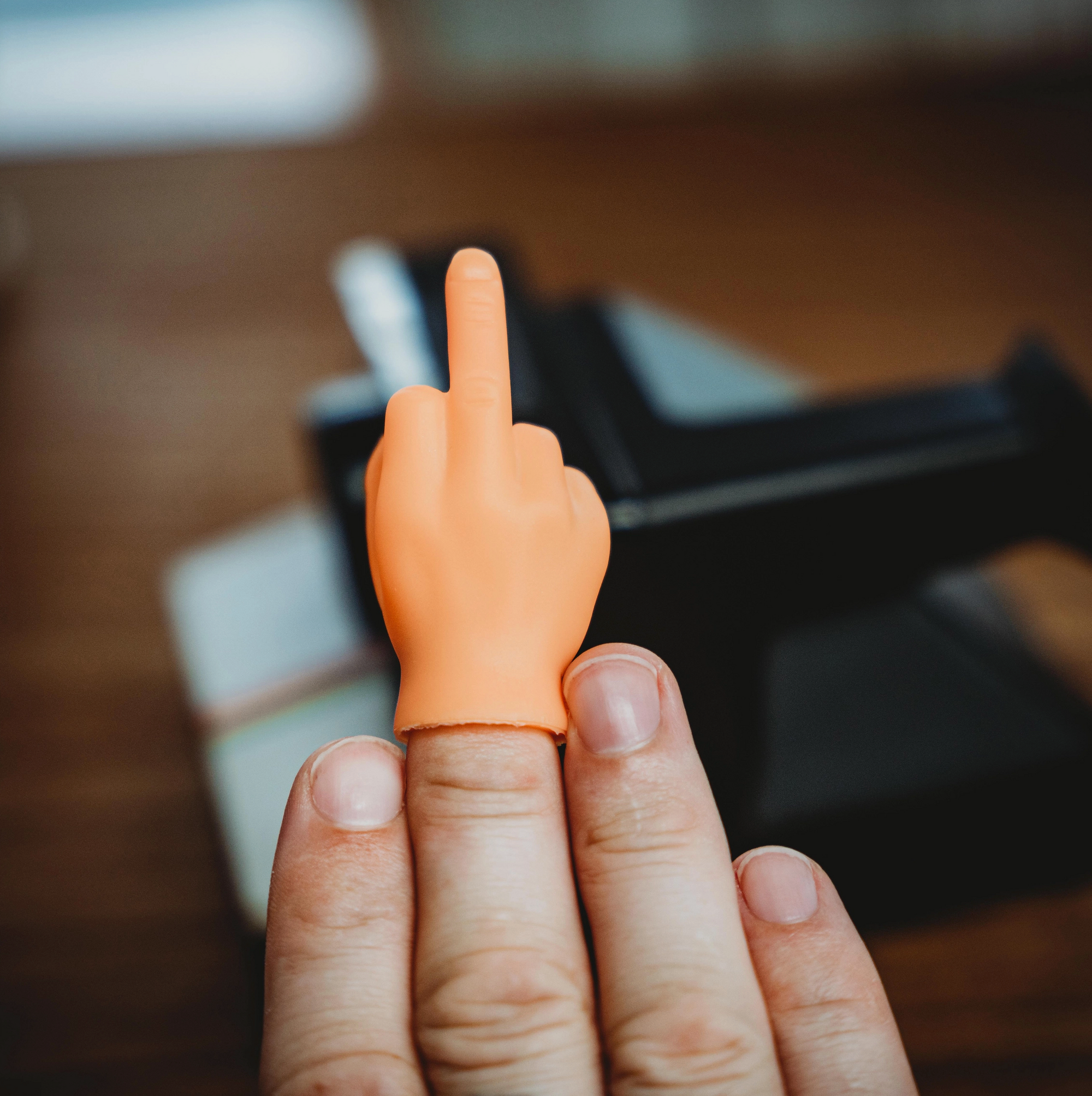 Tiny Hands Middle Finger