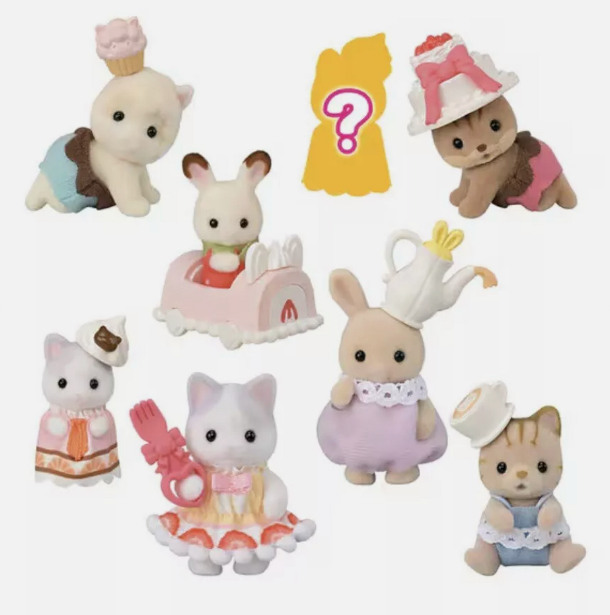 Calico Critters Baby Collectibles - Baby Cake Party Series