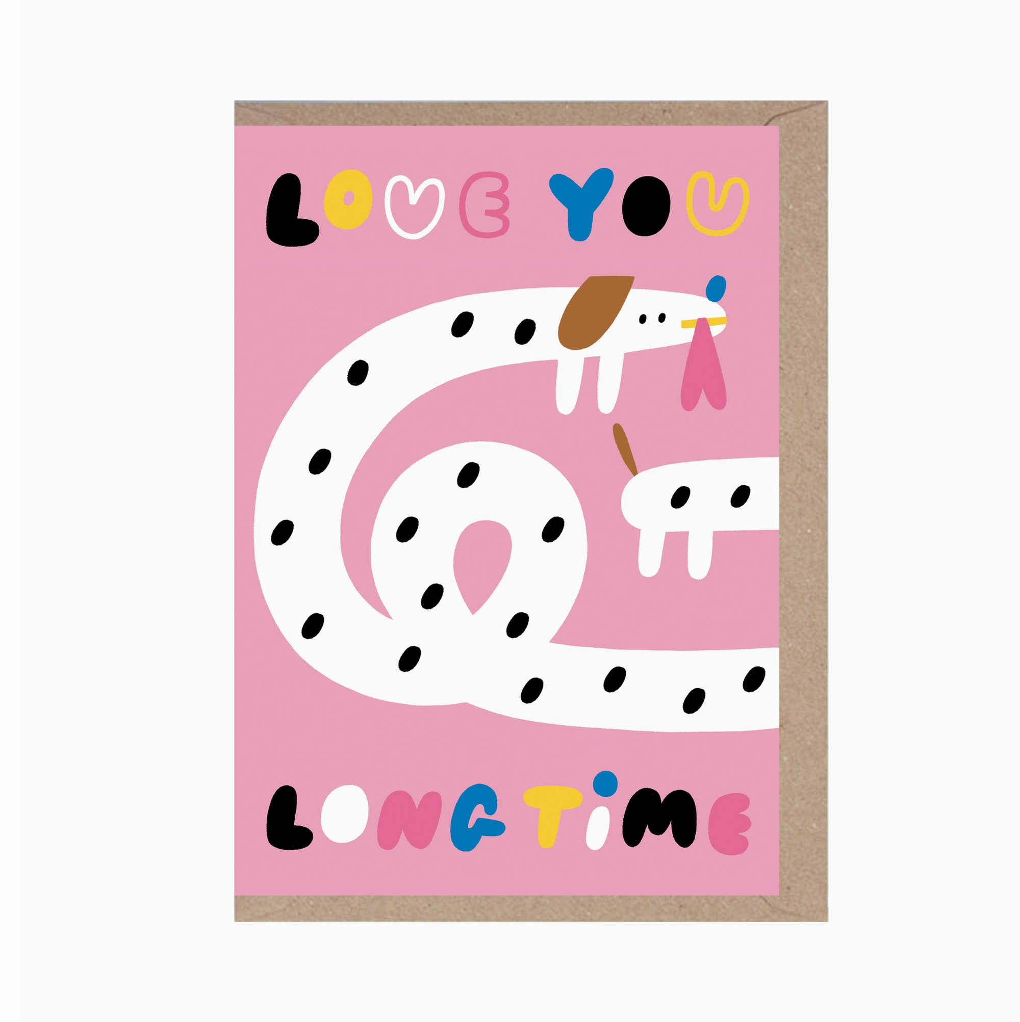 Love You Long Time - Greeting Card - Stationery - Love