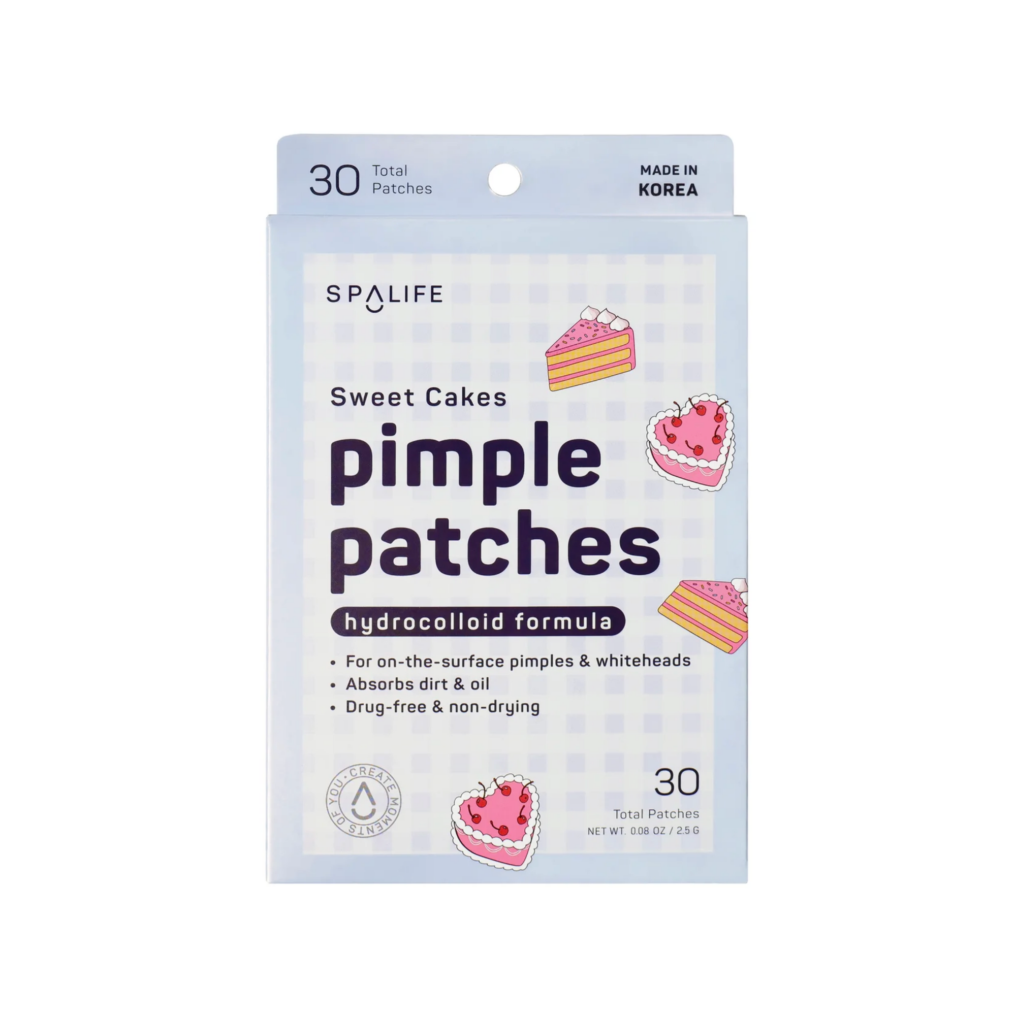 Sweet Cakes Hydrocolloid Pimple Patches - 30 Count