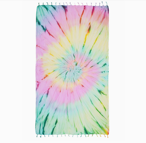 Tie Dye Pestemal Turkish Beach Towel