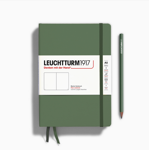 Hardcover Plain A5 Notebook