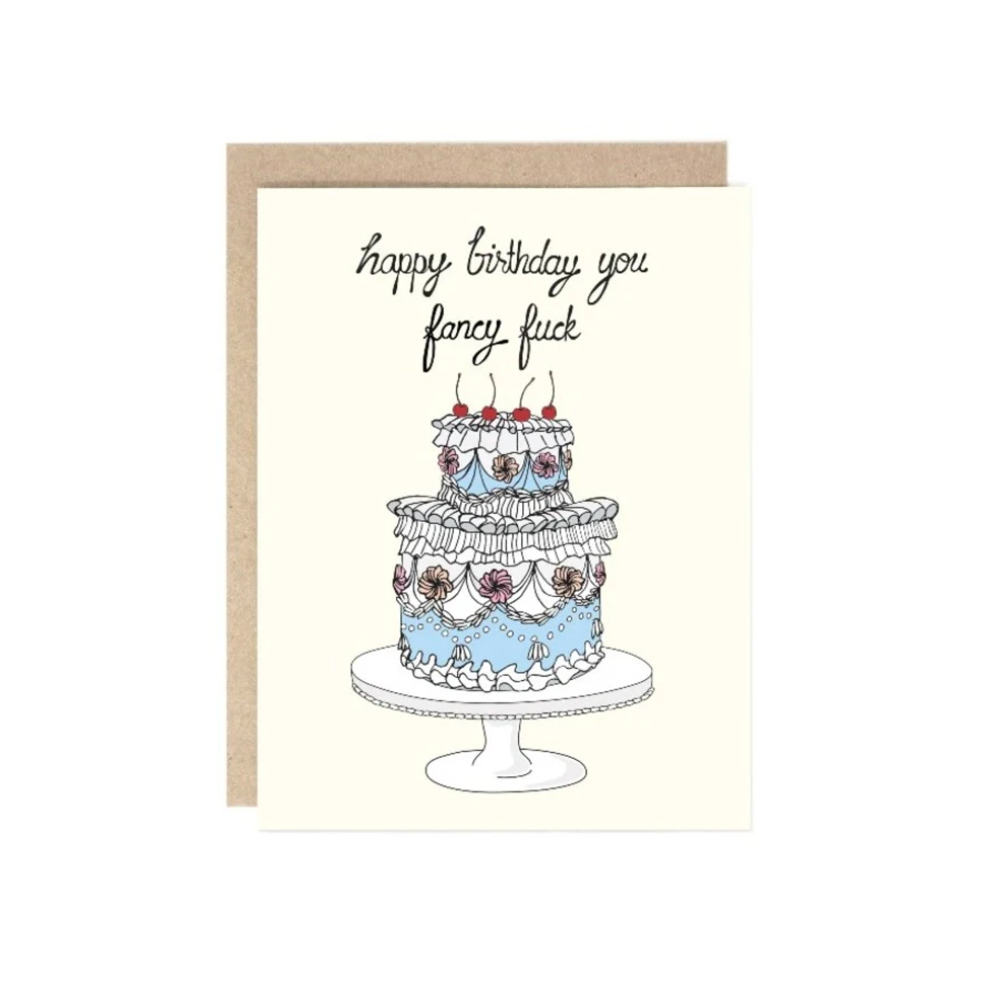 You Fancy Birthday Cake Card