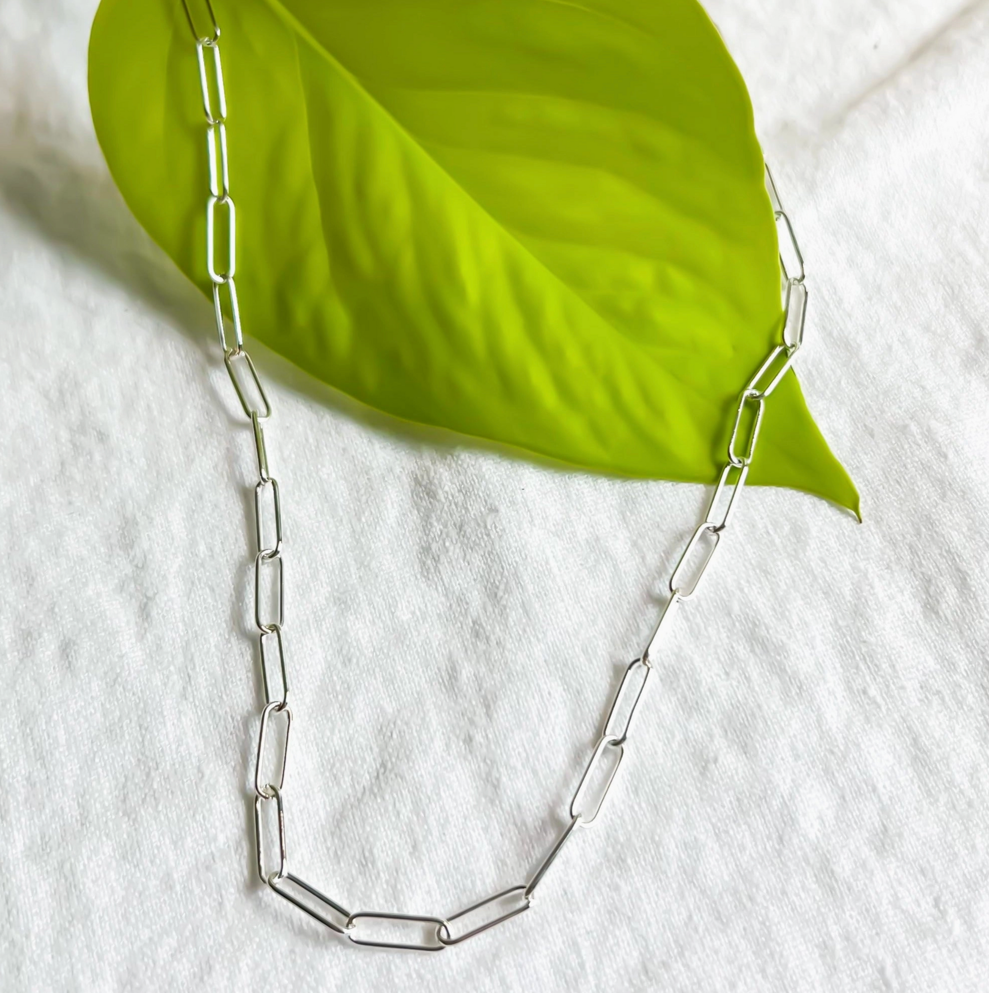 The Silver Paperclip Chain - Stay Forever