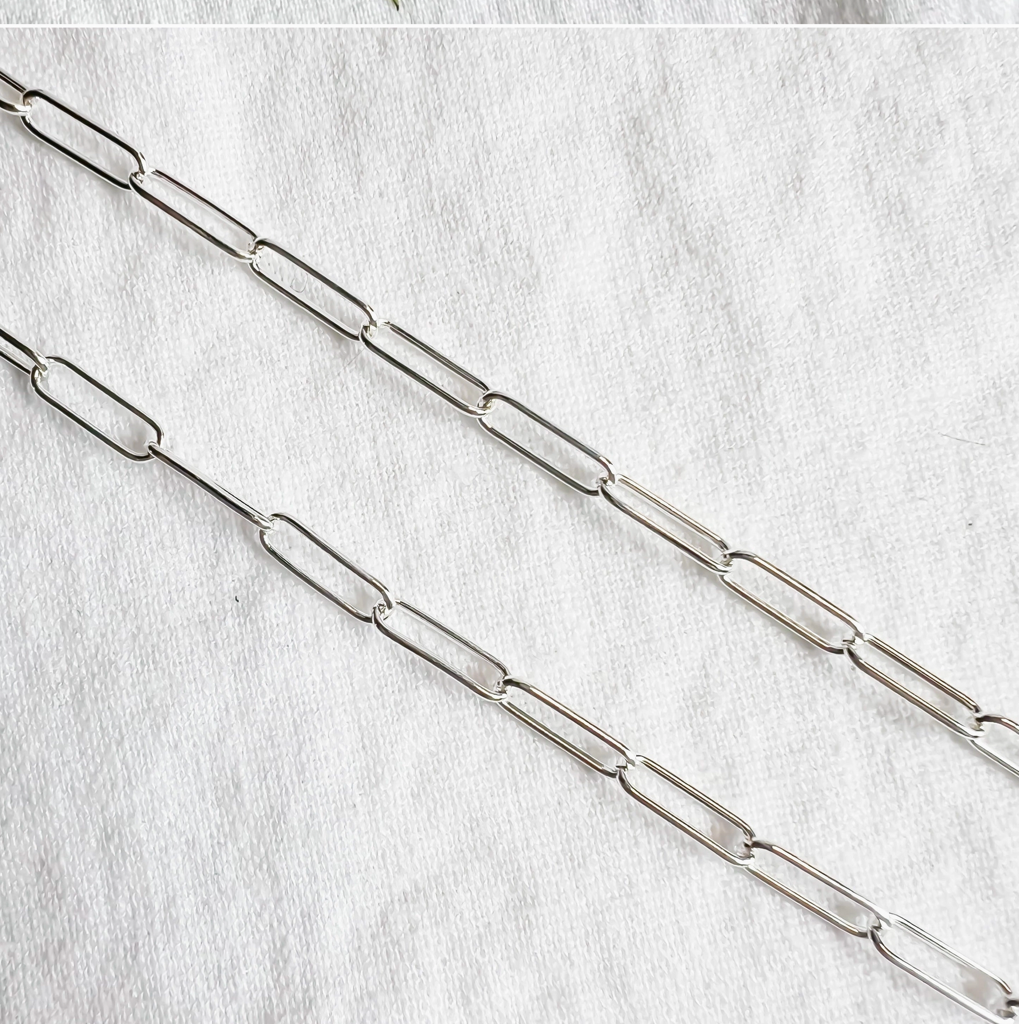 The Silver Paperclip Chain - Stay Forever