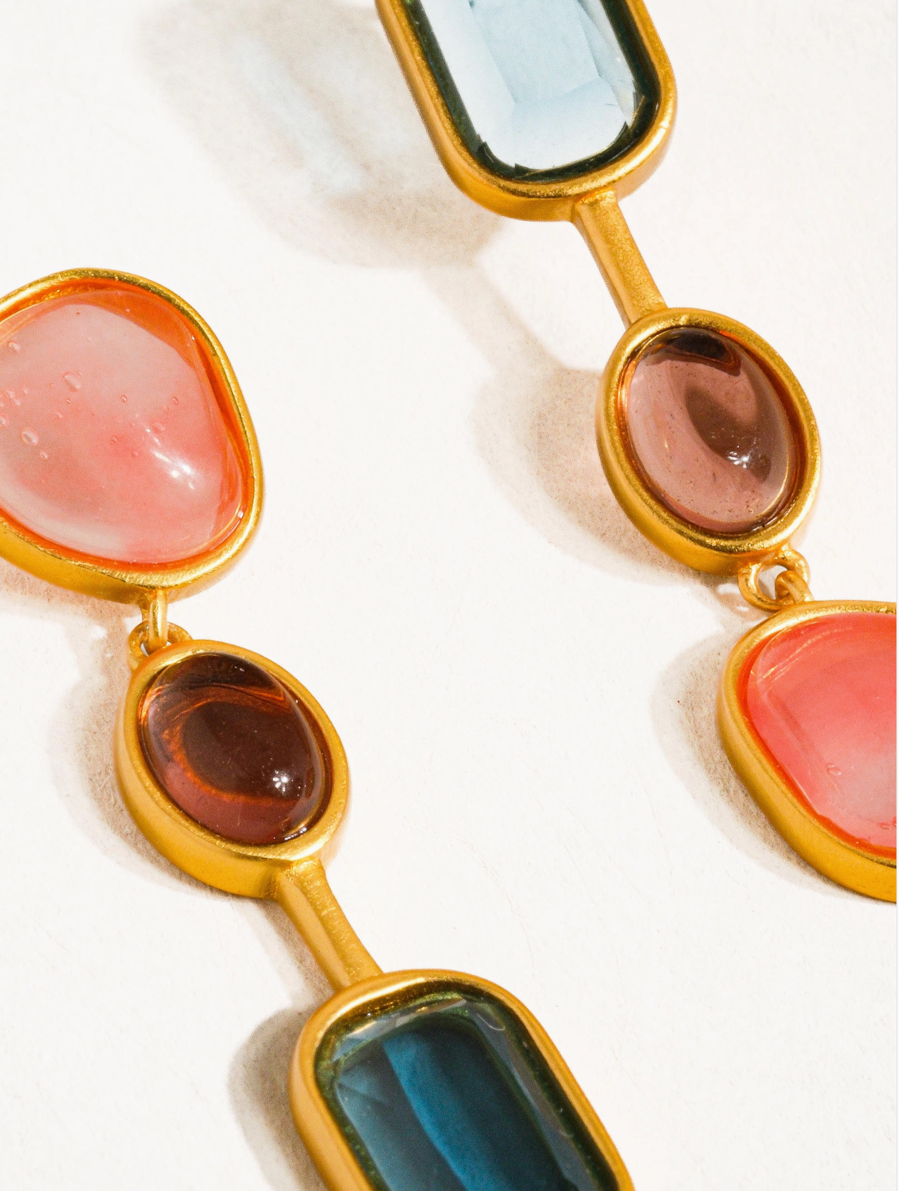 Delia Gold Vintage Mismatch Drop Earring - Stay Forever