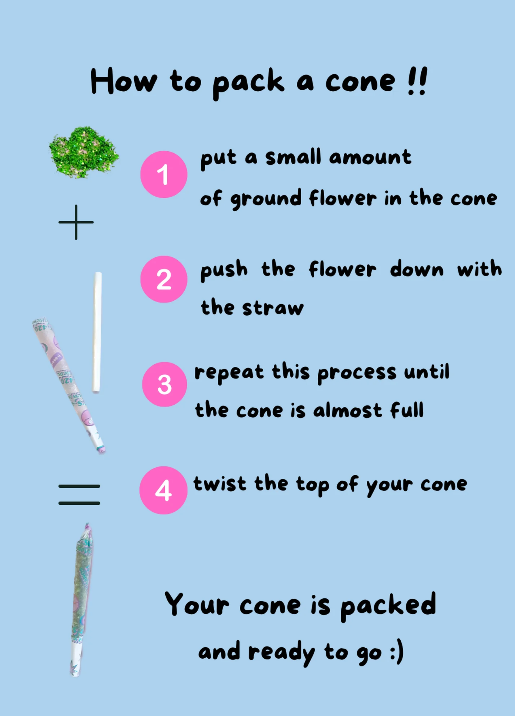 Psychedelic Cones (8-Pack)