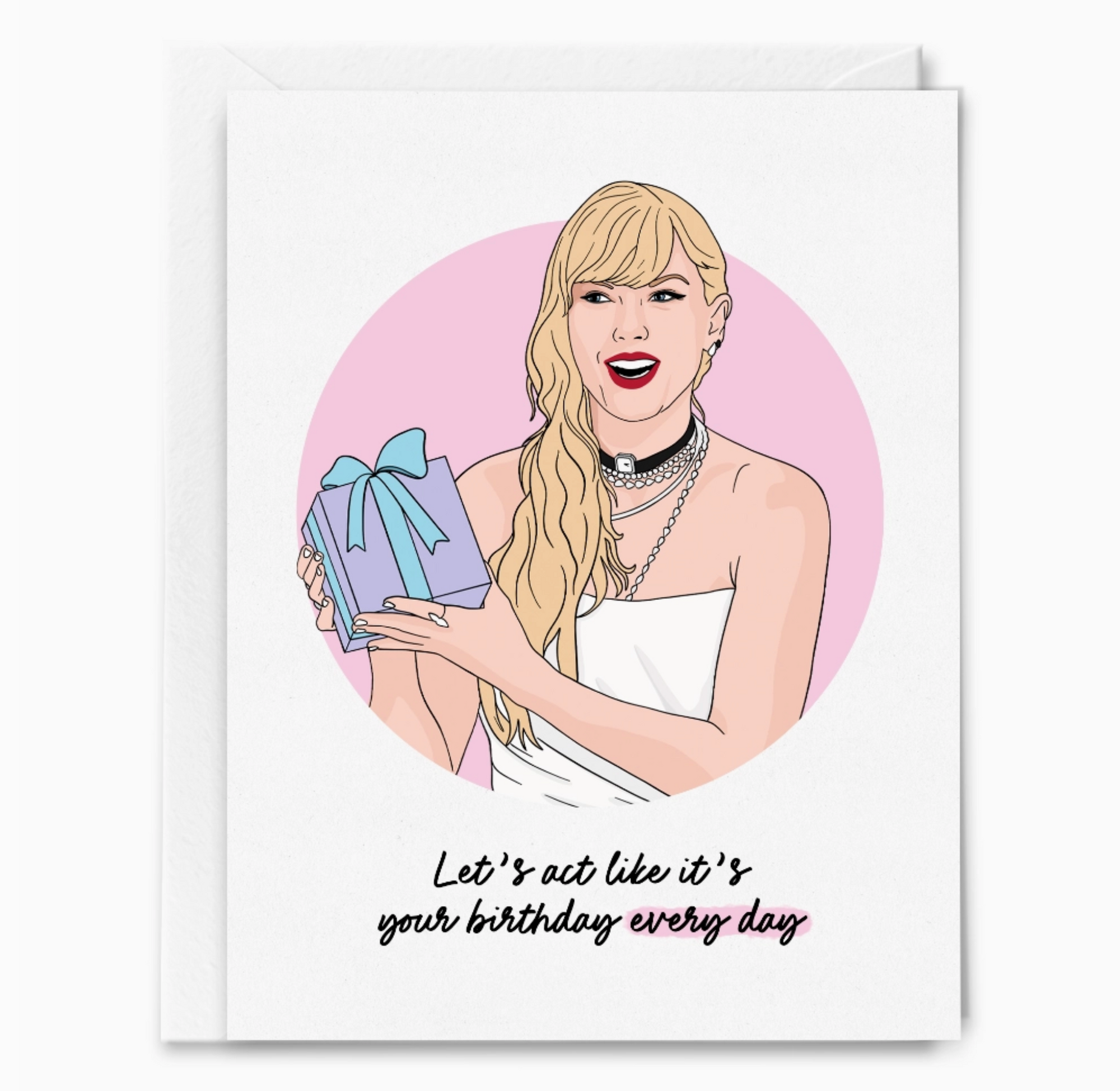 Act Like It's Your Birthday Every Day Card