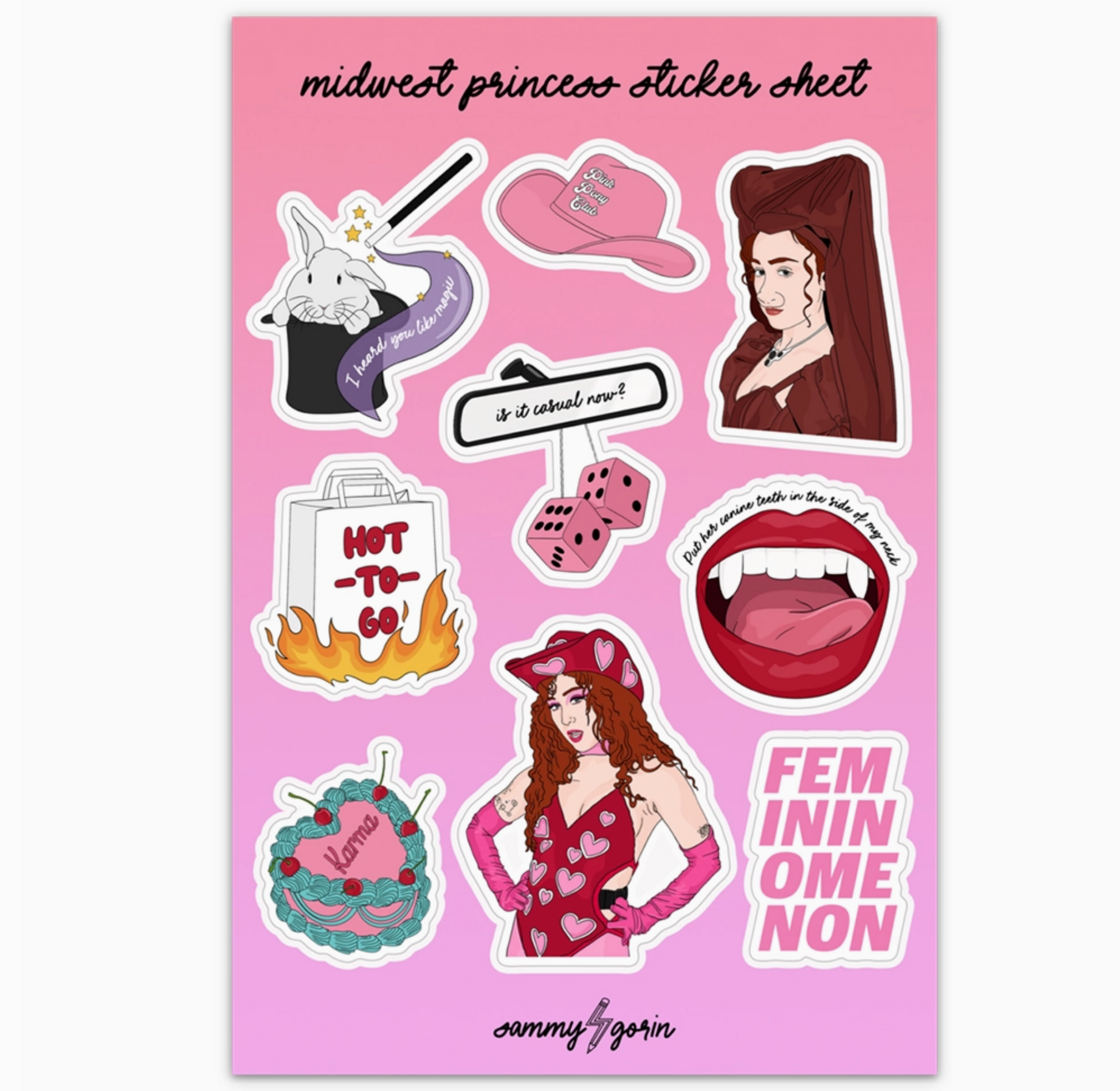Mw Princess Chappell Sticker Sheet