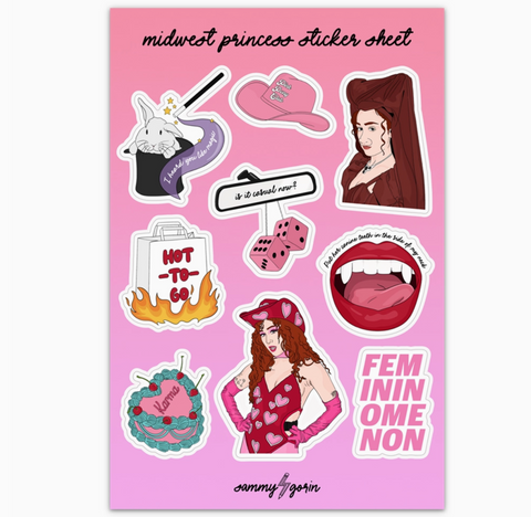Mw Princess Chappell Sticker Sheet
