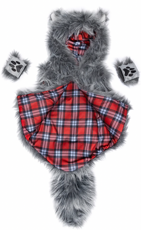 Big Bad Wolf Vest with Gloves, Size 3-4