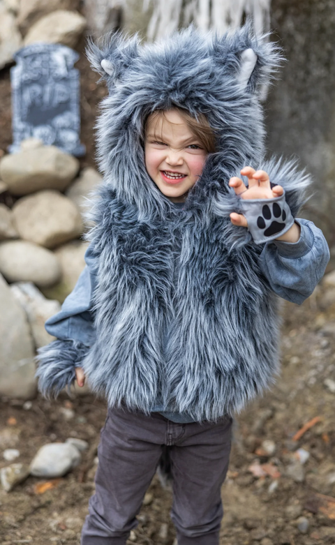 Big Bad Wolf Vest with Gloves, Size 3-4