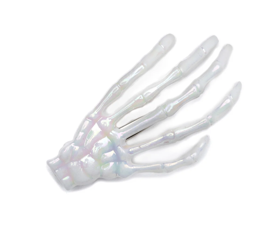 Skeleton Hands Hair Clips