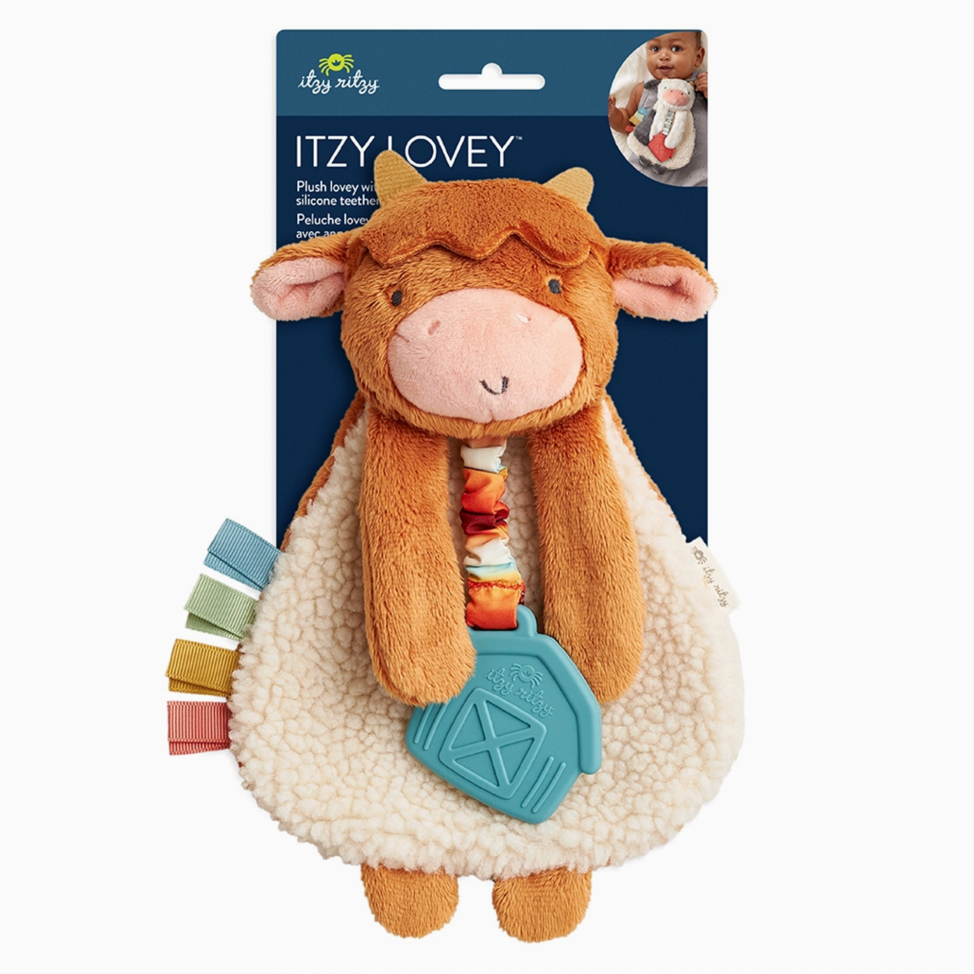 Itzy Friends Lovey™ Plush Highland Cow