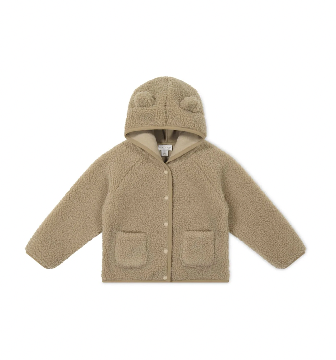 Tatum Sherpa Jacket - Cashew