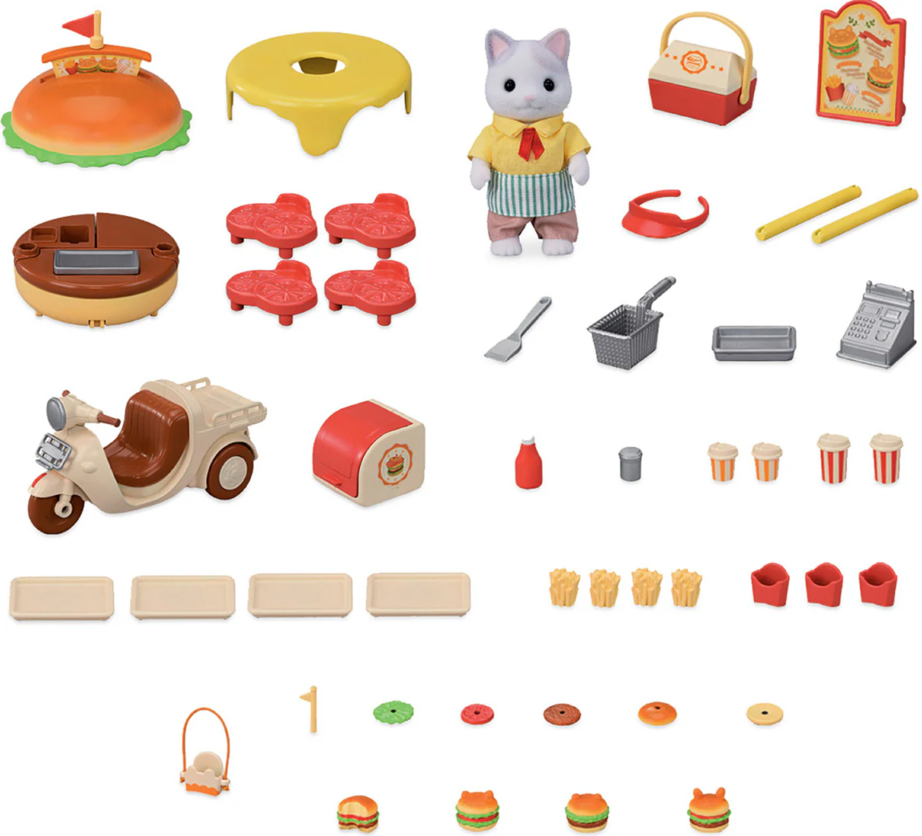 HamCalico Critters burger Stand Calico Critters
