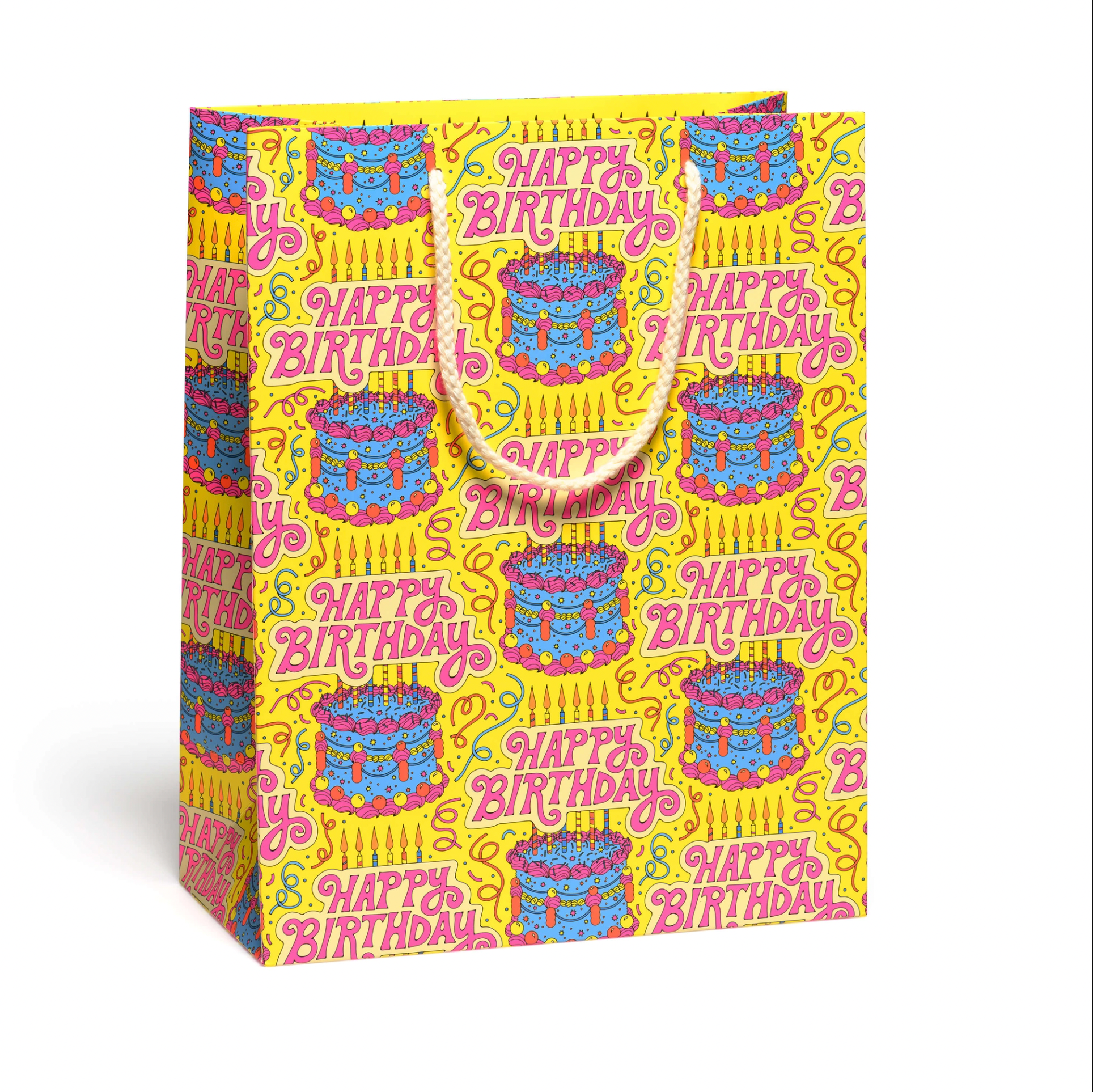 Cake and Confetti Gift Bag Large