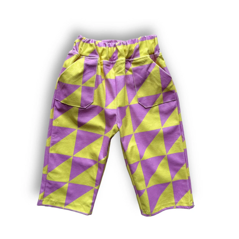 Kids Patchwork Baggy Pant- Geo-Vibe