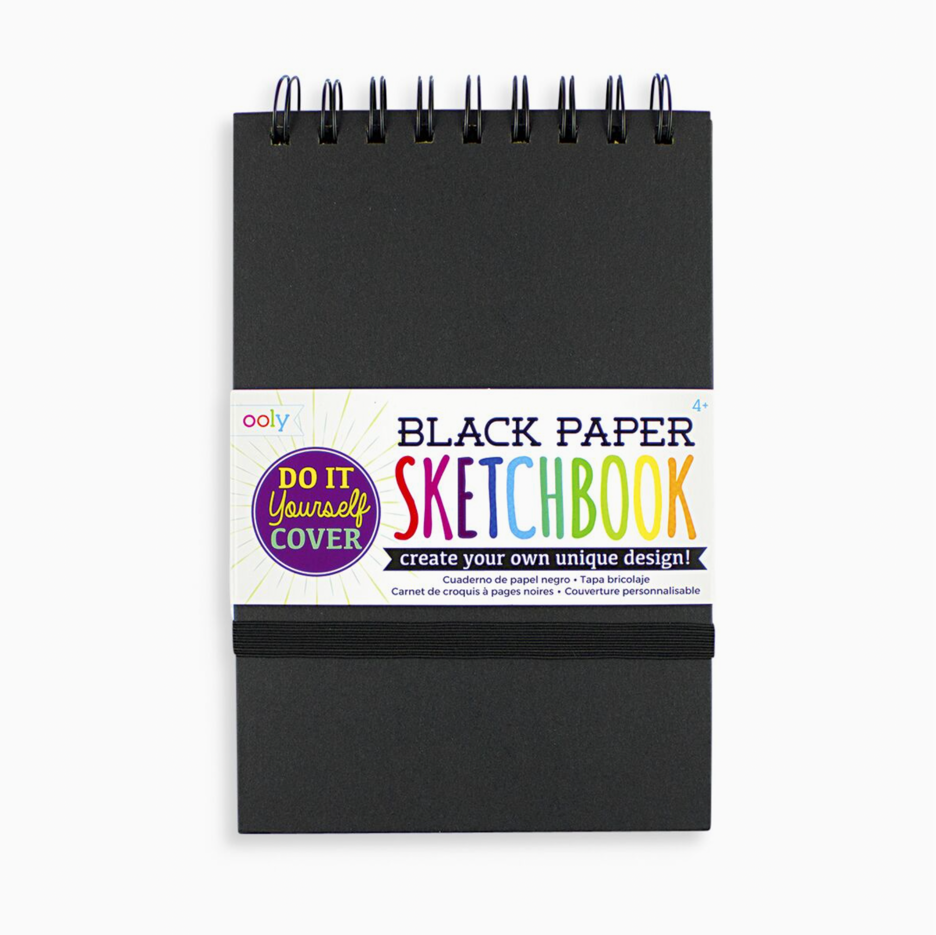 Small D.I.Y. Cover Sketchbook - Black - Stay Forever