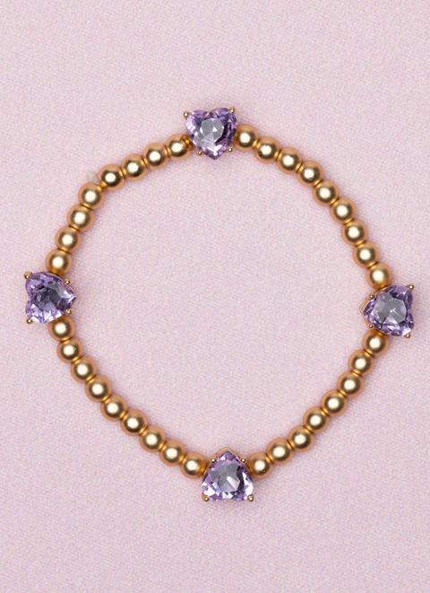 Boutique Chic Amethyst Love Bracelet