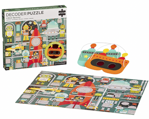 Robot Factory 100-Piece Decoder Puzzle