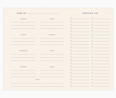 Checkerboard Meal Planner