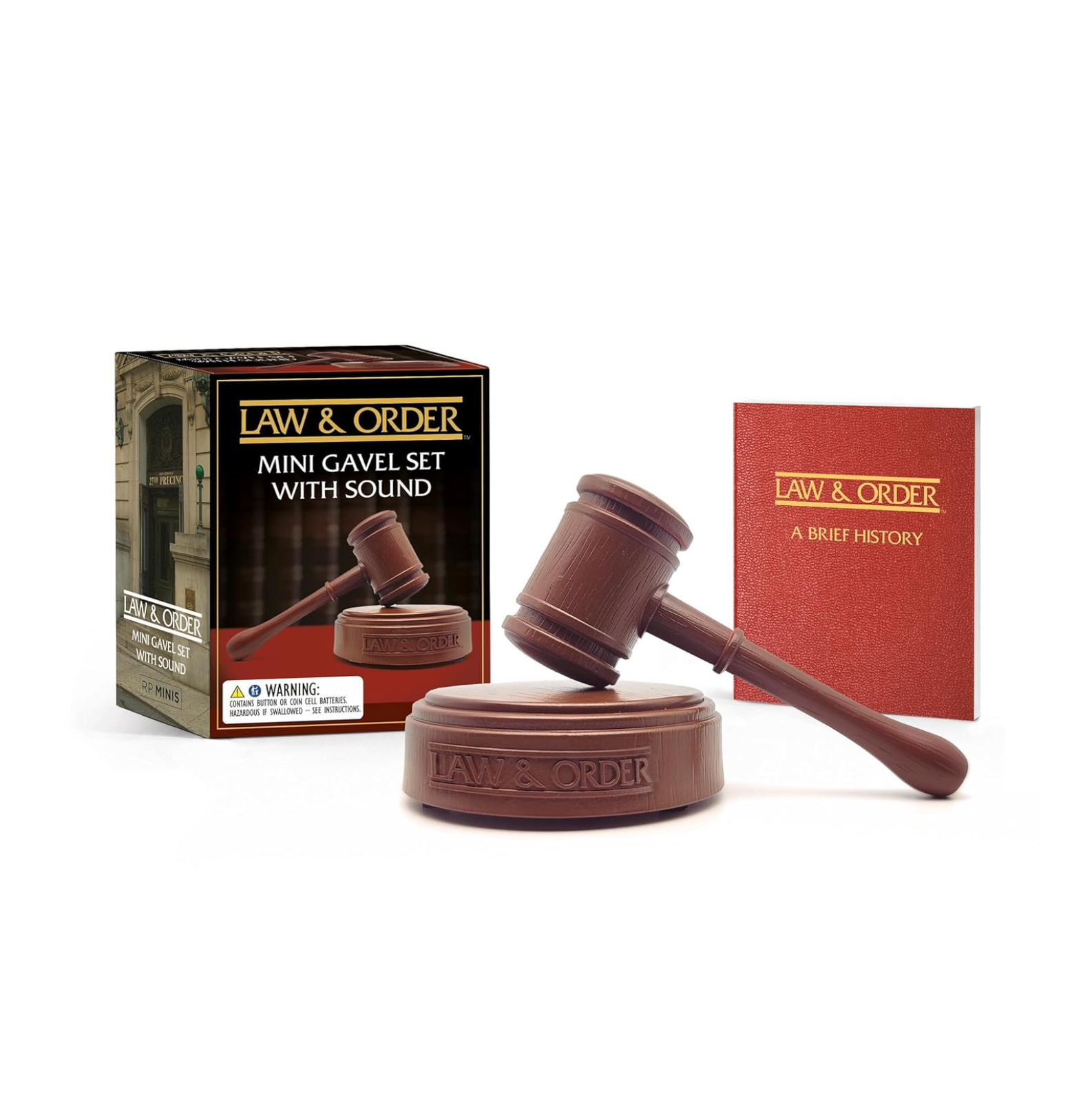 Law & Order: Mini Gavel Set with Sound