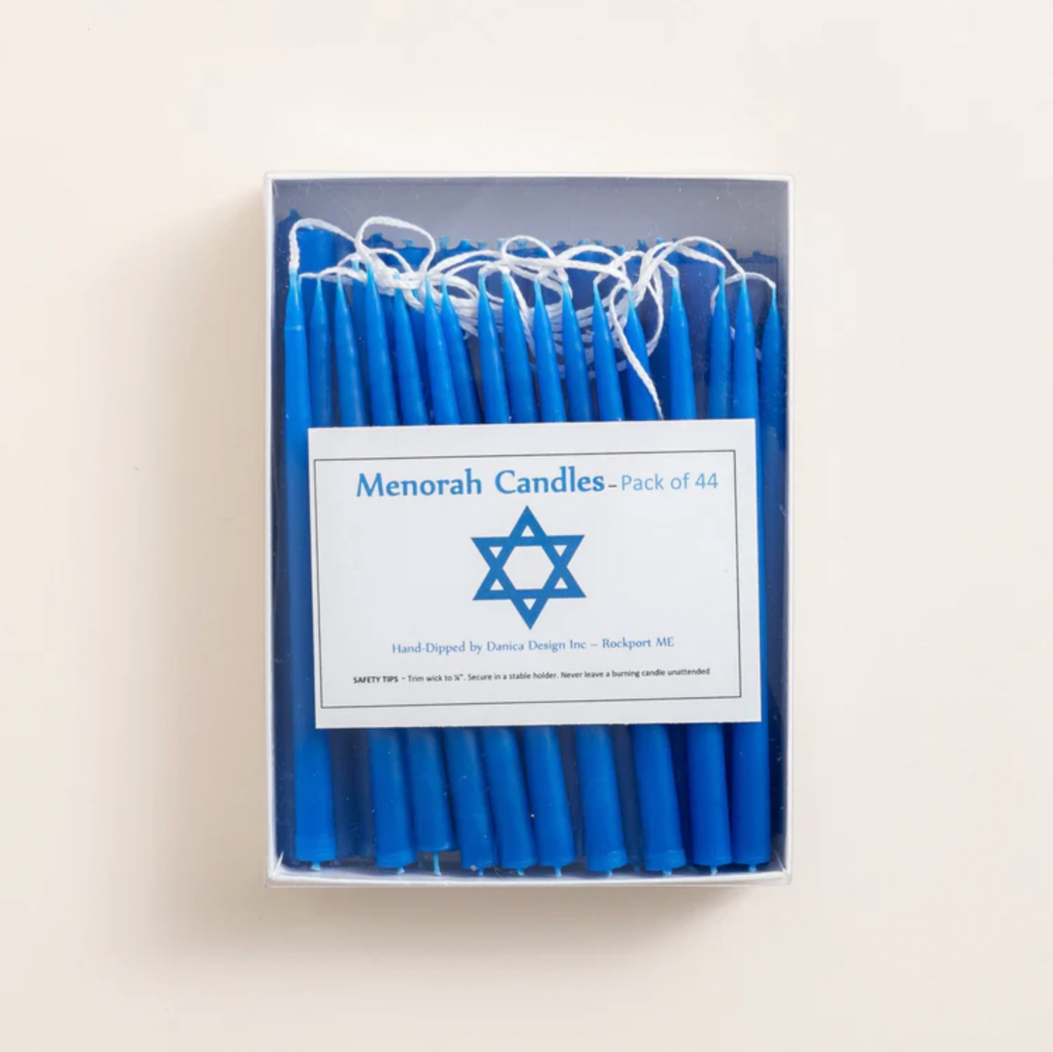 Hanukkah Menorah Candles - Blue