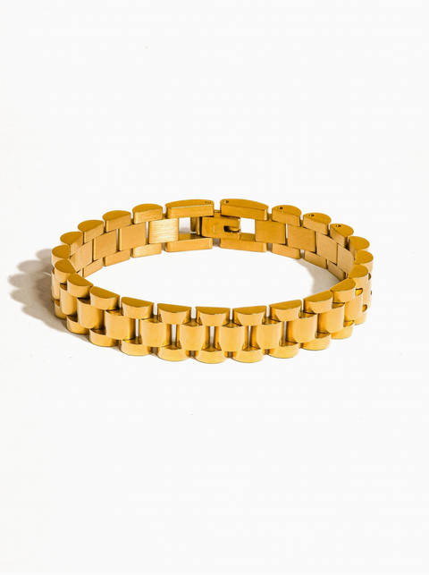 Yannick 18K Gold Non-Tarnish Watchband Bracelet
