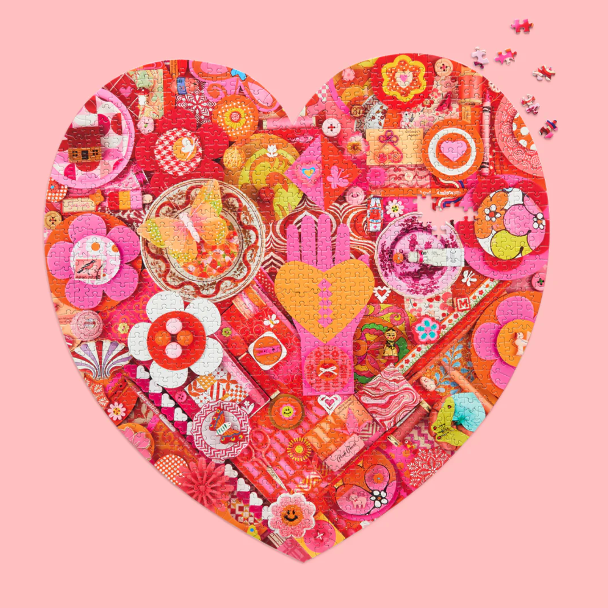 Heart Collage 1000 Piece Puzzle