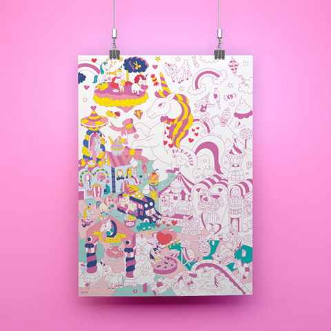 Unicorn Giant Poster