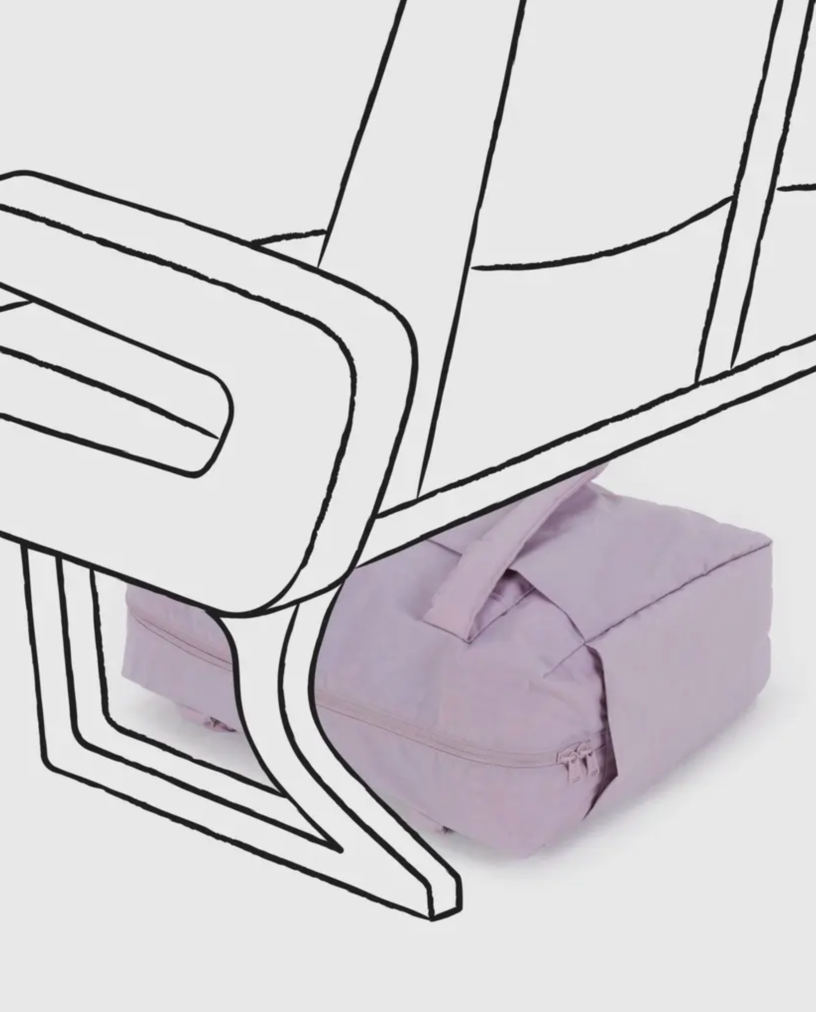 Small Cloud Carry-on Dusty Pink