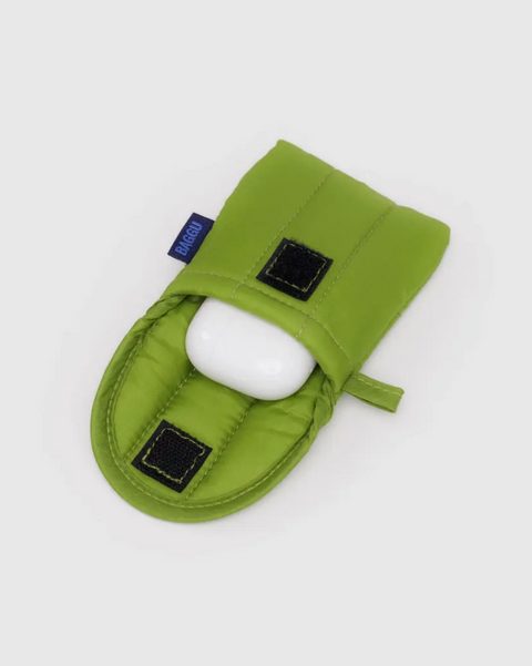 Puffy Earbuds Case Green Juice